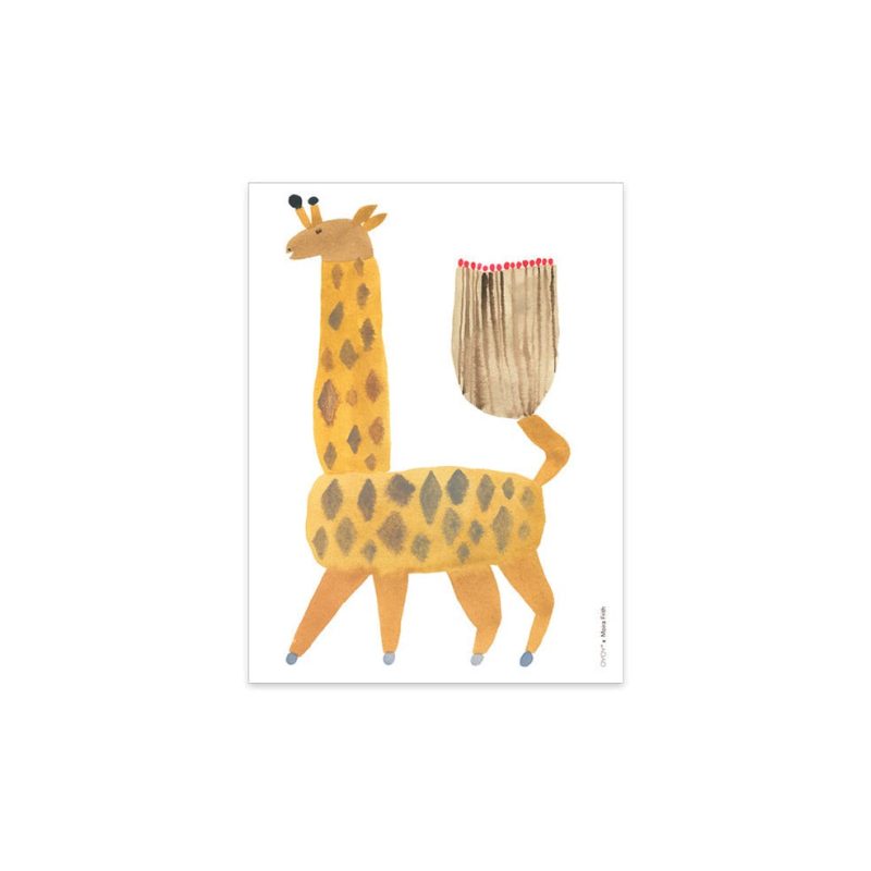 Poster 30x40 Noah Giraffe Moira Frith Poster L10258 908 Multi